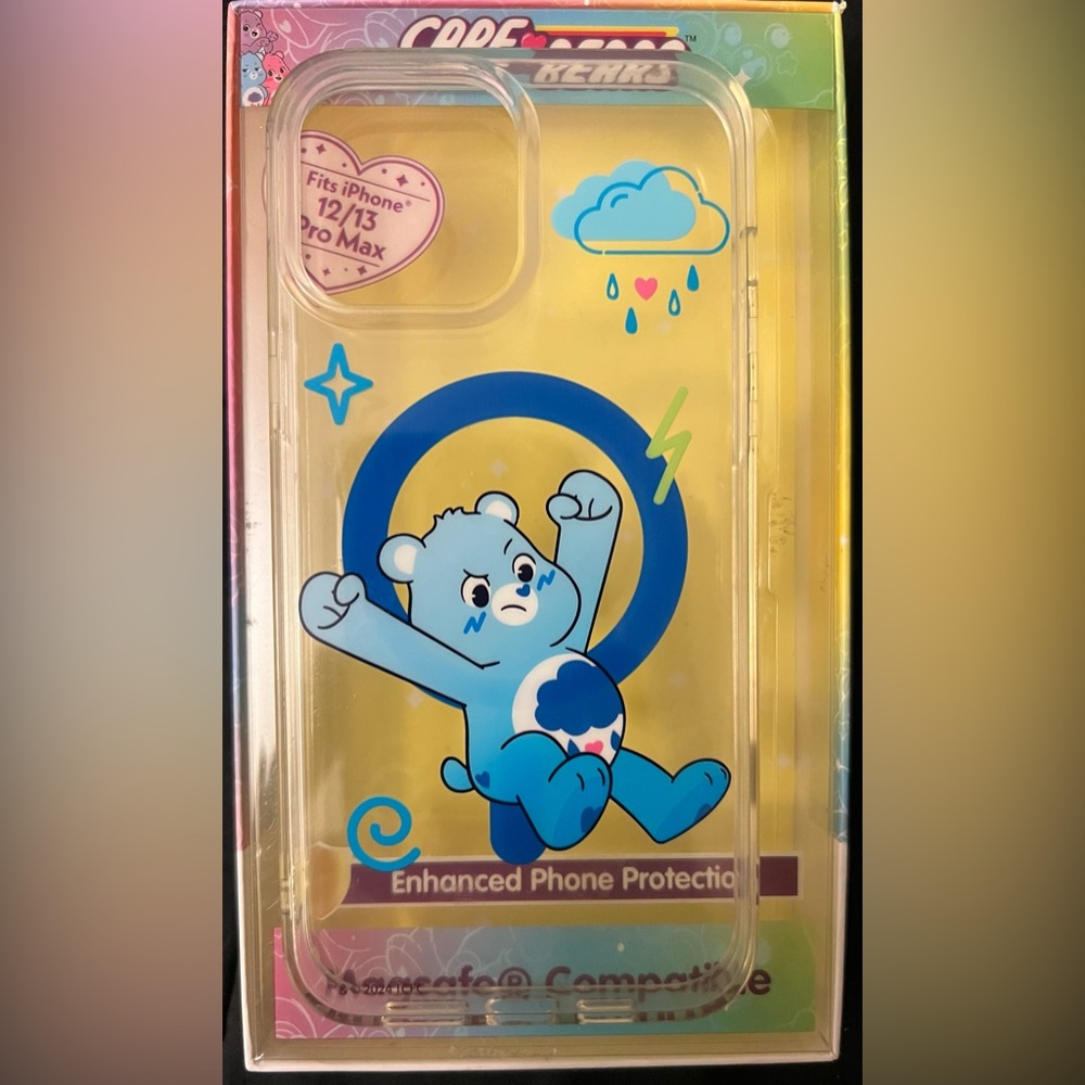 Cute Blue Bear iPhone Case